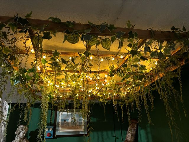 Tejadillo decorativo con luces