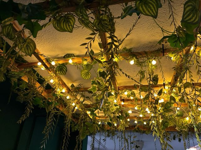 Tejadillo decorativo con luces