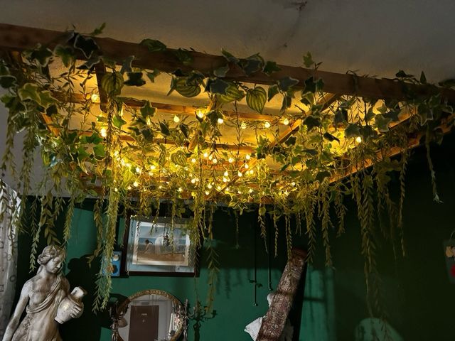 Tejadillo decorativo con luces