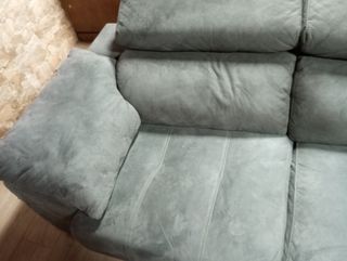 Sofá chaise longue gris