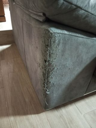 Sofá chaise longue gris