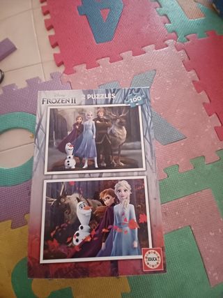 Puzzle Frozen 2x100 piezas 6-8 años