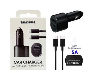 Cargador Samsung 65W Trio + Coche