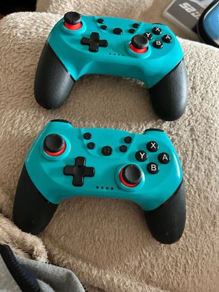 2 Mandos Nintendo Switch turquesa