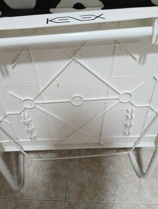 Mesa plegable Kevex blanca