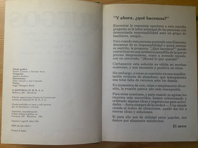 Juegos para un día en el campo...