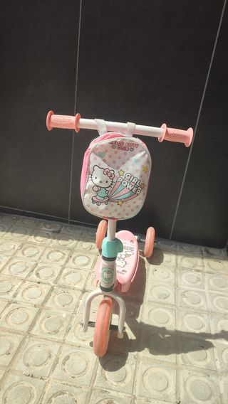 Monopatín Hello Kitty 3 ruedas