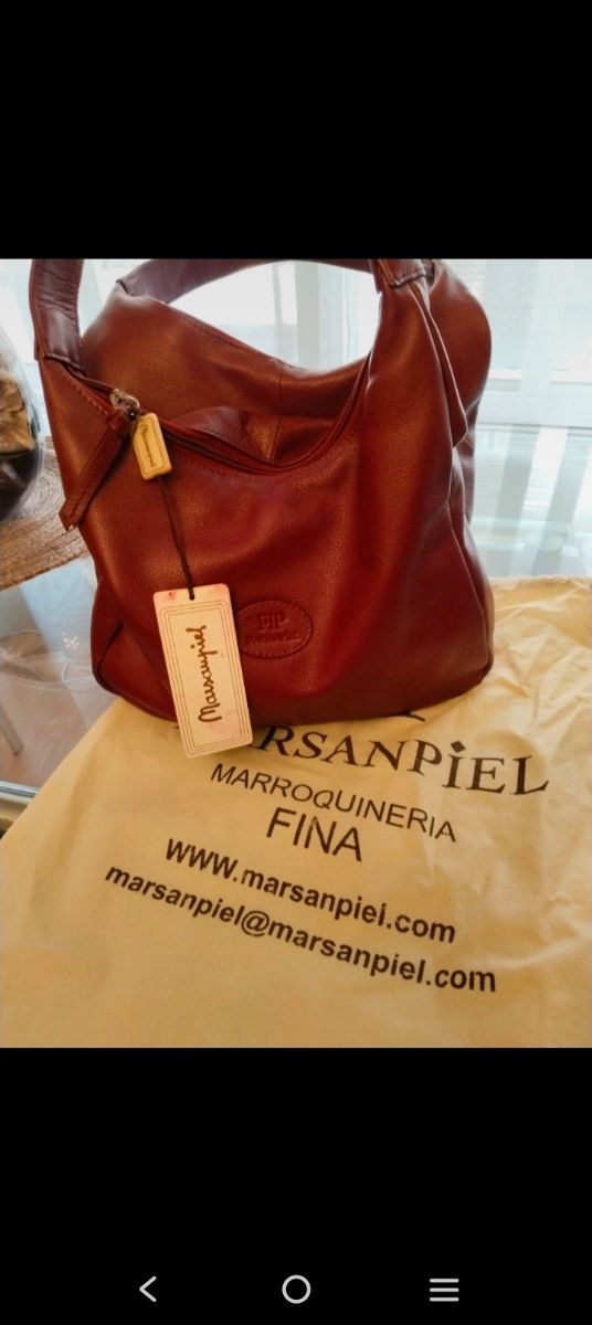 Bolso Marsanpiel Piel Roja