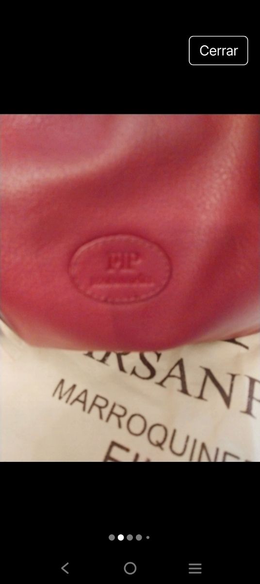 Bolso Marsanpiel Piel Roja