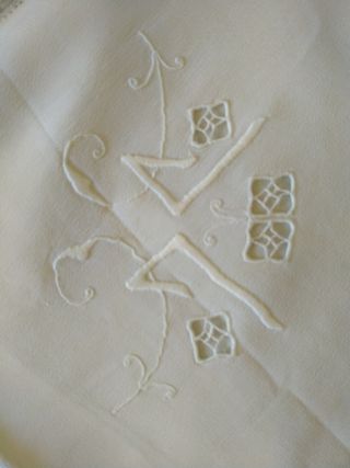 Cuscino seta ricamato anni '40