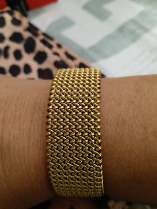 Bracciale maglia gold
