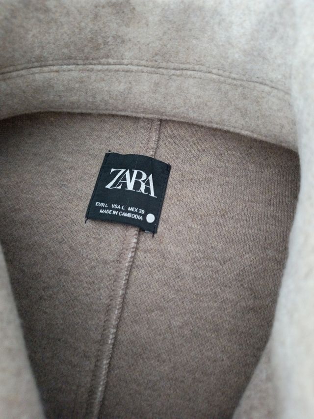 Chaqueta Zara beige - Talla L