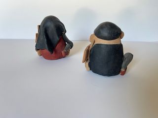 Statuette Mafiosi in terracotta