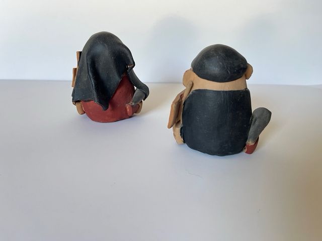 Statuette Mafiosi in terracotta