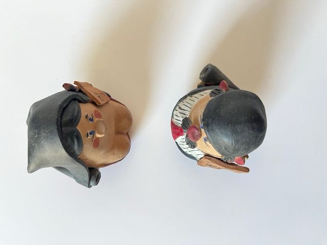 Statuette Mafiosi in terracotta