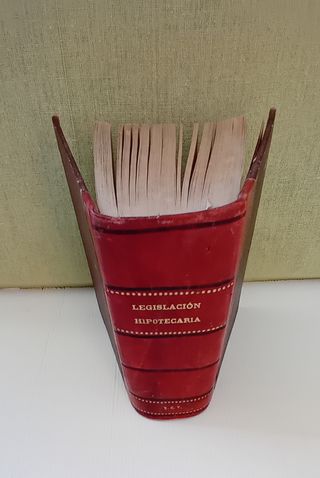 LIBRO ANTIGUO LEG.HIPOT. Y.C.V 1890
