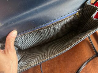 Borsa a tracolla blu