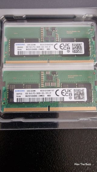 ¡Mejora tu portátil YA! 16GB DDR5 Samsung 5600MHz 