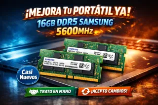 Memoria RAM Portatil! 16GB DDR5 Samsung 5600MHz