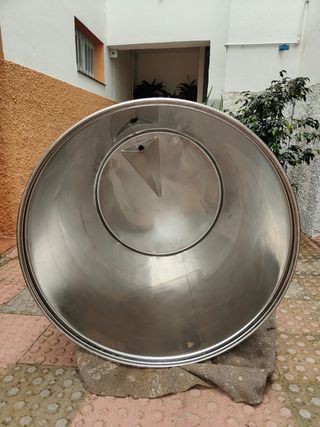 2Depósitos acero inox 800l y 500l usados para Vino