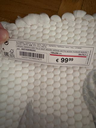 Alfombra jarapa Zara Home