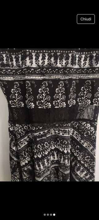 Vestito Tally Weijl bianco e nero