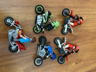 Playmobil: Pack 5 motos y figuras