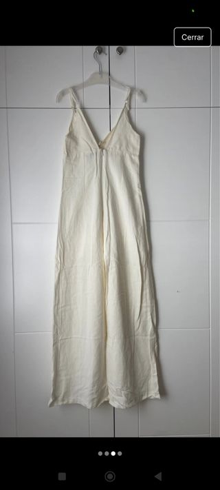 Mono blanco lino culotte
