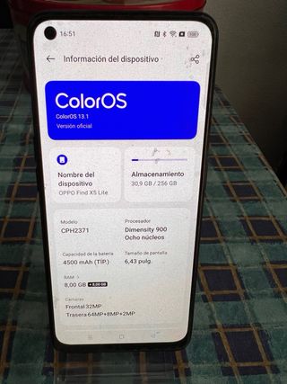 OPPO Find X5 Lite - Smartphone Negro