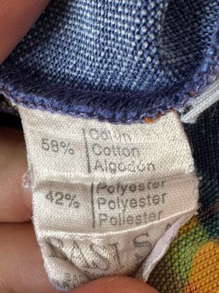 Polo Lacoste vintage multicolor