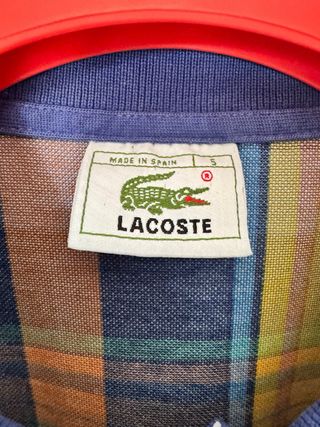 Polo Lacoste vintage multicolor