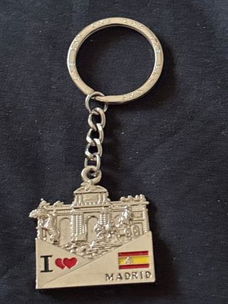 Portachiavi Madrid: Arco & Bandiera