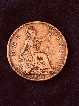 Penny 1927 - Moneta Britannica