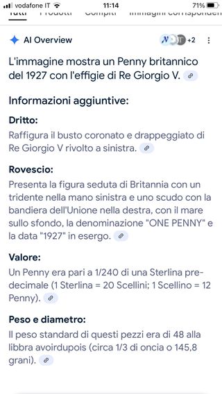 Penny 1927 - Moneta Britannica