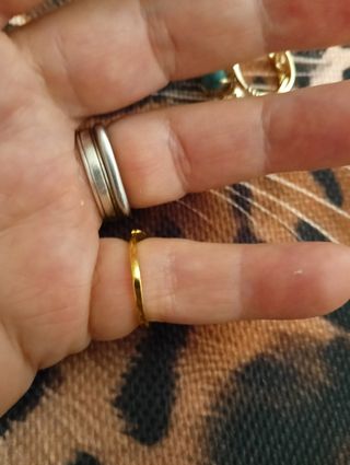 Collana con Pendente e Orecchini - Oro e Bianco