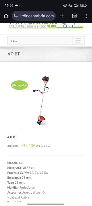 Desbrozadora Active - Mod. 4.0