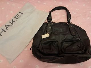 Bolso HAKEI piel negra