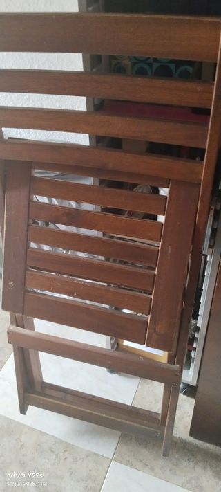 Silla Plegable Madera