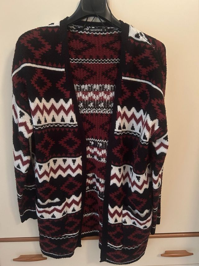 Maglione Terranova S - Rosso e Nero