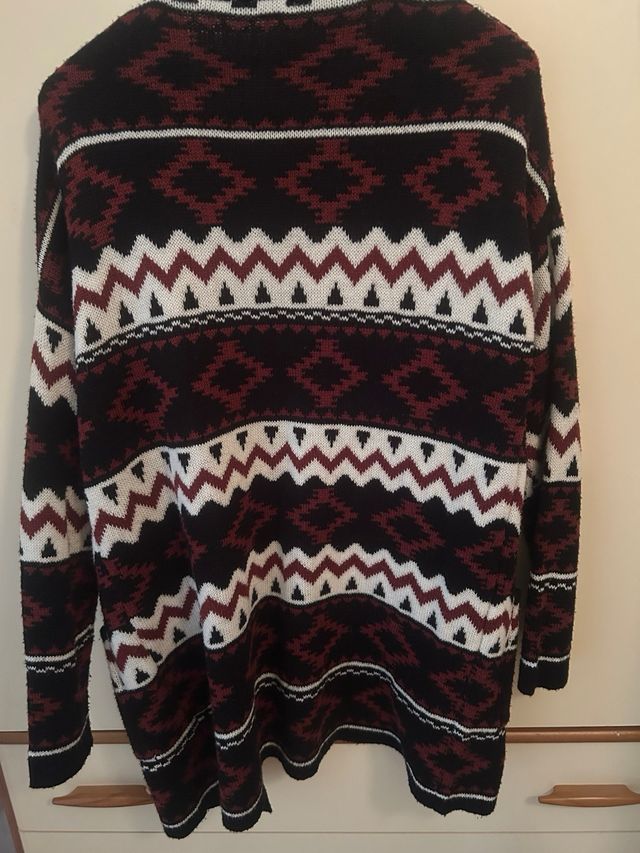 Maglione Terranova S - Rosso e Nero