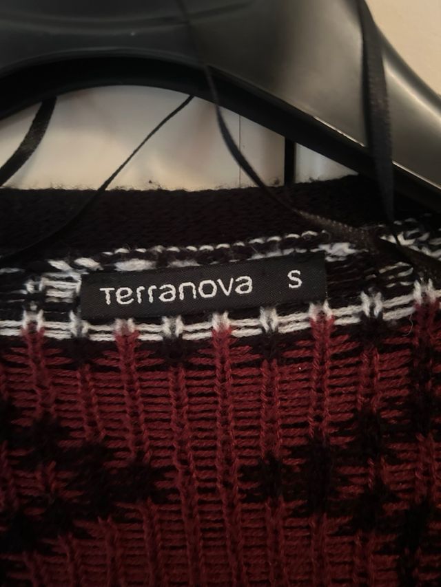 Maglione Terranova S - Rosso e Nero