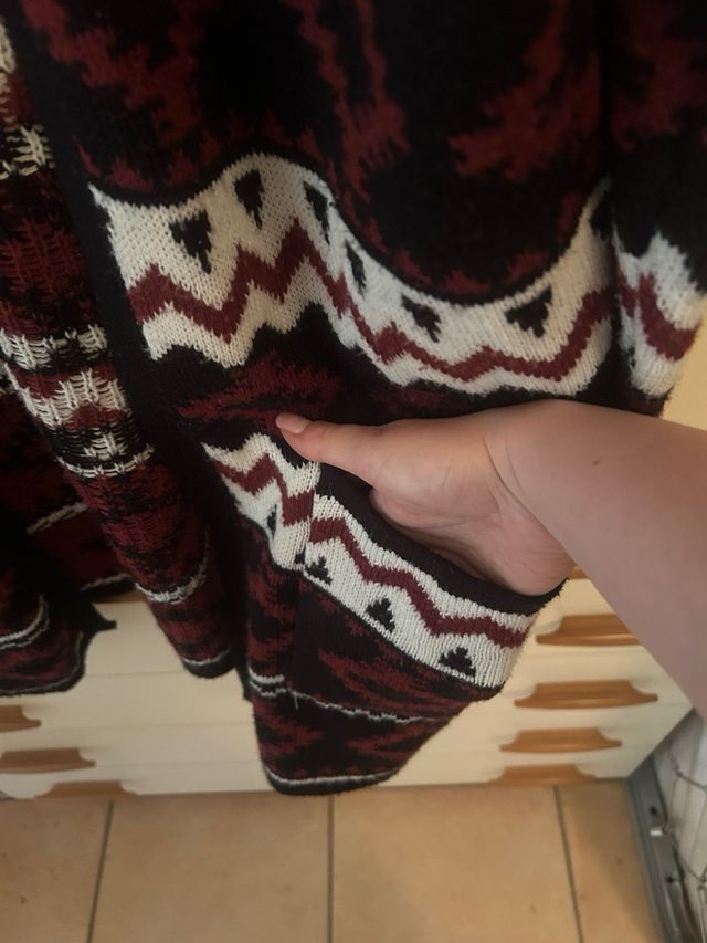 Maglione Terranova S - Rosso e Nero