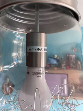 Lámpara techo bombilla vintage