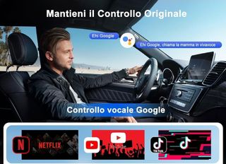 Android Auto Wireless + Youtube + Netflix - NUOVO
