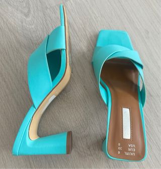 Sandalias Primark turquesa - talla 39