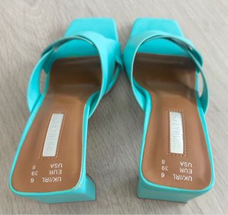 Sandalias Primark turquesa - talla 39