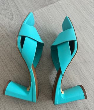 Sandalias Primark turquesa - talla 39