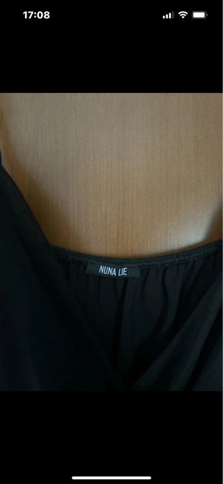 Abito nero lungo elegante