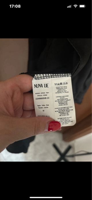 Abito nero lungo elegante