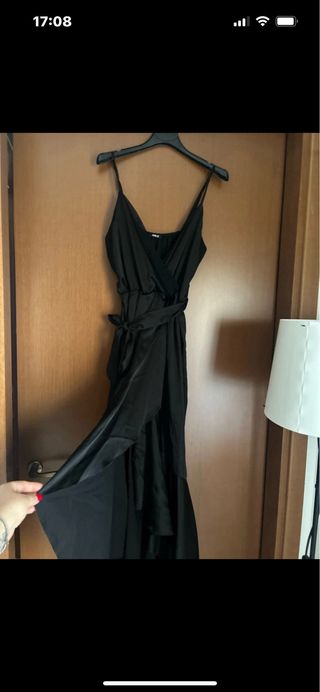 Abito nero lungo elegante